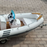 light grey 5.2M rib boat hypalon  heavy duty inflatable boat rib520
