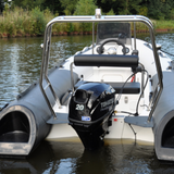 light grey 4.3m 6 persons heavy duty family PVC  rib boat hypalon RIB430A whole sale