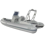 4.2-4.8m Orca Hypalon plate aluminium boat CE fishing tender with integrated rear seat best sale in USA
