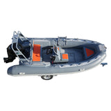 3.6m-4.3m orca hypalon or high quality PVC  luxury aluminum hull rib boat  USA  good sale