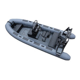 4.8m-6.0m orca hypalon  luxury welded aluminum v hull rib boat with center console  Canana  good sale