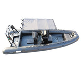 4.8m-6.0m orca hypalon  luxury welded aluminum v hull rib boat with center console  Canana  good sale