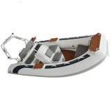 3.8-4.6m Orca Hypalon aluminium boat hulls  CE fishing boat with wonderful console best sale in USA
