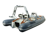 4.2-4.8m Orca Hypalon plate aluminium boat CE fishing tender with integrated rear seat best sale in USA