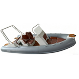 4.8m-6.0m orca hypalon  luxury welded aluminum v hull rib boat with center console  Canana  good sale