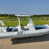 4.8m-6.0m orca hypalon  luxury welded aluminum v hull rib boat with center console  Canana  good sale