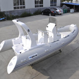 black light grey high-grade PVC 5.8M rib boat hypalon  heavy duty rib boat 580