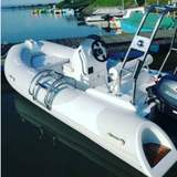 3.9m 5 persons fiberglass fishing PVC inflatable rib boat hypalon RIB390C for sale