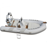 light grey 4.8m 8 persons Puncture resistant inflatable boat  PVC  rib boat hypalon RIB480