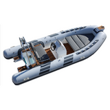 light grey 4.8m 8 persons Puncture resistant inflatable boat  PVC  rib boat hypalon RIB480