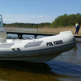 light grey 5.2M rib boat hypalon  heavy duty inflatable boat rib520