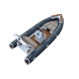 light grey 5.2M rib boat hypalon  heavy duty inflatable boat rib520