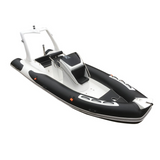 black light grey high-grade PVC 5.8M rib boat hypalon  heavy duty rib boat 580