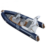 black light grey high-grade PVC 5.8M rib boat hypalon  heavy duty rib boat 580