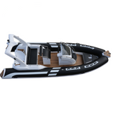 black light grey high-grade PVC 5.8M rib boat hypalon  heavy duty rib boat 580