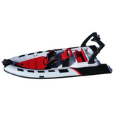 black light grey high-grade PVC 5.8M rib boat hypalon  heavy duty rib boat 580
