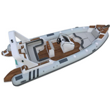 7m large black  rigid inflatable boat PVC 7.0M rib boat hypalon  heavy duty rib boat 700