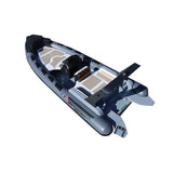 7m large black  rigid inflatable boat PVC 7.0M rib boat hypalon  heavy duty rib boat 700