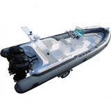 7.6m large luxury rigid inflatable boat PVC  rib boat hypalon  heavy duty rib boat rib760 for sale