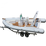7.6m large luxury rigid inflatable boat PVC  rib boat hypalon  heavy duty rib boat rib760 for sale