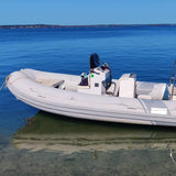 4.8m-6.0m orca hypalon  luxury welded aluminum v hull rib boat with center console  Canana  good sale