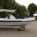 7m large black  rigid inflatable boat PVC 7.0M rib boat hypalon  heavy duty rib boat 700