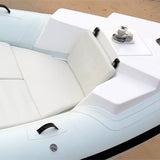 7m large black  rigid inflatable boat PVC 7.0M rib boat hypalon  heavy duty rib boat 700